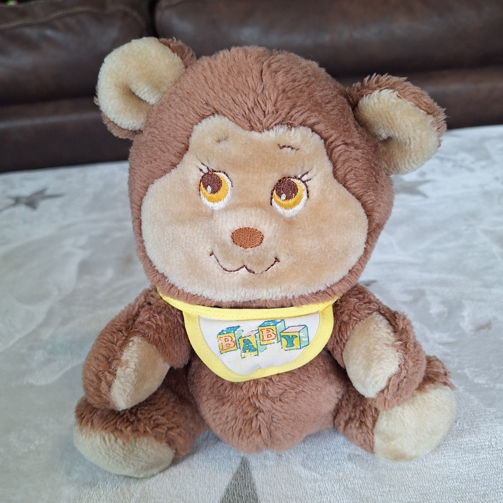 Vintage Amtoy Plush Bear Animal Wind Up Music~Works~Plays London Bridges